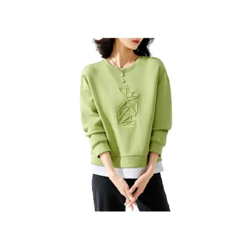 Itisf4 Толстовка Женская Яблоко Зеленый