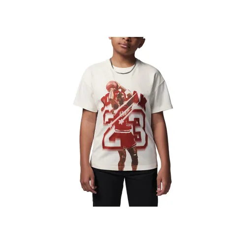 Джордан Jumpman23 T-Shirt Sail Белый Подростки