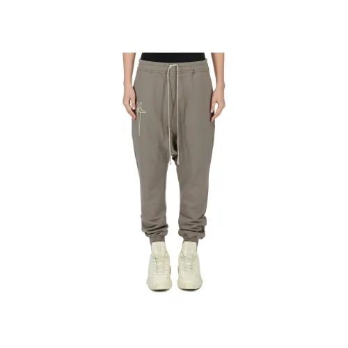 RICK OWENS Серые Женские Повседневные Брюки