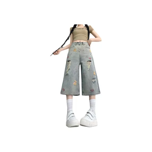 BQERTY Синие Женские Джинсовые Шорты