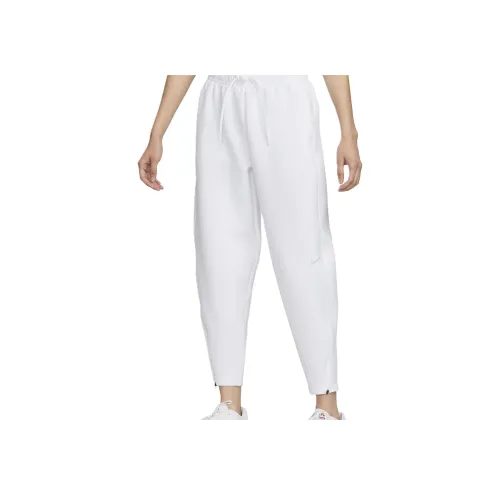 nike Dri Fit Prima Вязаные Тренировочные Штаны Женские Белый Черный