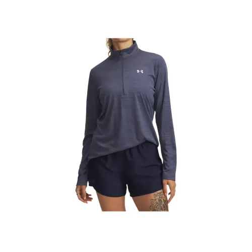 Under Armour Tech Морской Синий Фитнес Женская Одежда