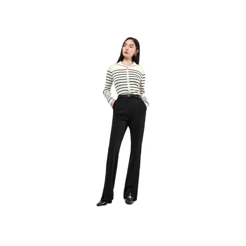 TKY SHOP Черные Женские Костюмные Брюки