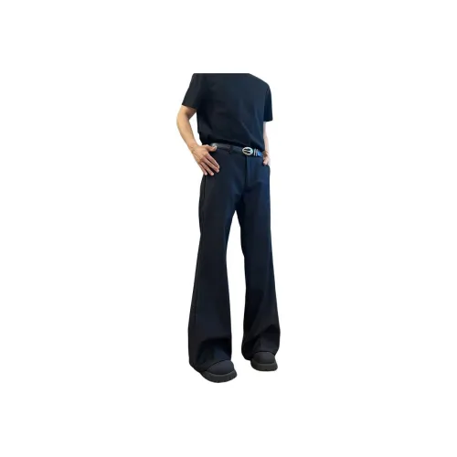 TANGQI Черные унисекс костюмные брюки