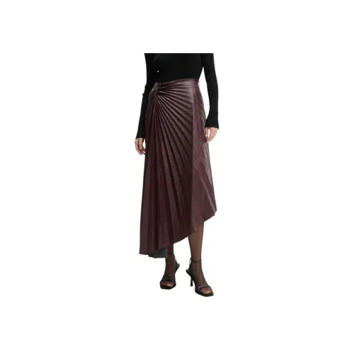 A.L.C. Повседневный длинный юбка женский бордовый