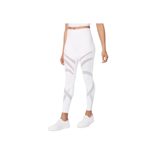 lululemon Wunder Under *Сетка Спортивные брюки Женские Белые