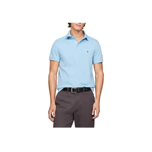 Tommy Hilfiger Polo Мужское Светло-Синий