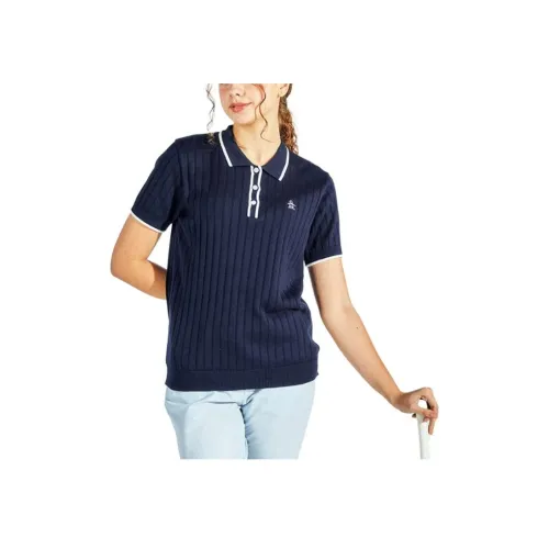 Munsingwear Морской Синий Женское Поло