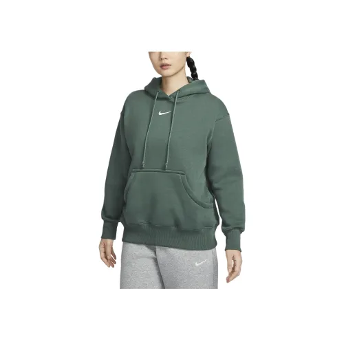 Nike Sportswear Phoenix FleeceSwoosh Толстовка Женская Винтажный Зеленый