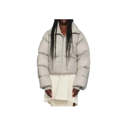 RICK OWENS Перламутровые Женские Пуховики