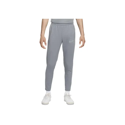nike Dri Fit ACADEMY Dri Fit Football Брюки Вязаные Тренировочные брюки Мужской Дымчато-серый