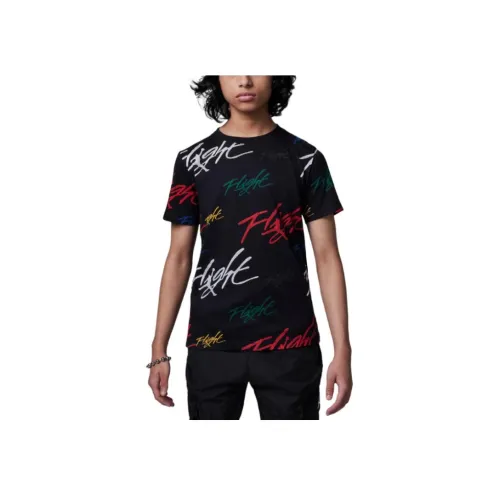 Jordan Flight T-Shirt Black Teenagers