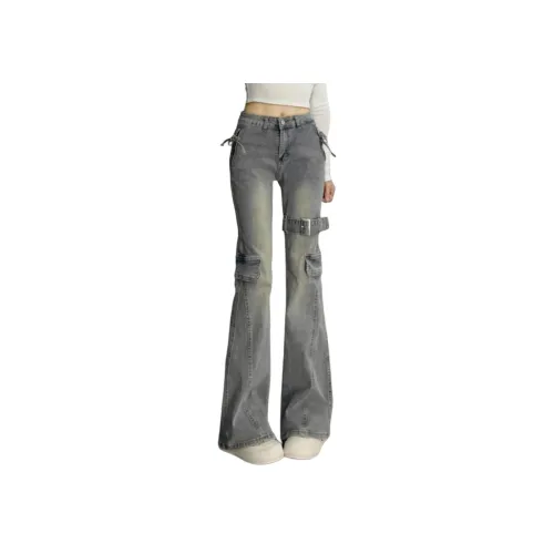 RUXU Винтажные синие женские джинсы