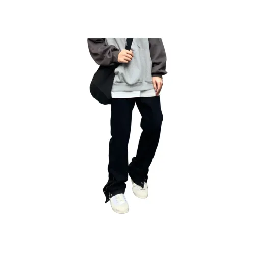 YGHOME OFFICIAL Черные Унисекс Джинсы