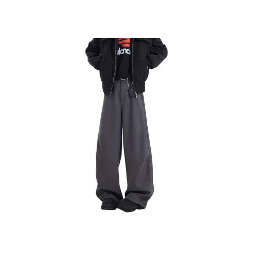 Clog Heel Темно-серый Унисекс Повседневные брюки