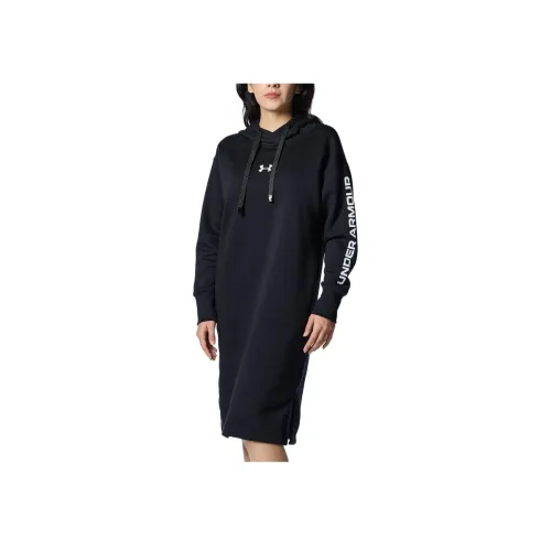 Under Armour Rival Black Женские Длинные Рукава Платья