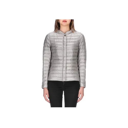 HERNO Пуховик Женская Серебряная