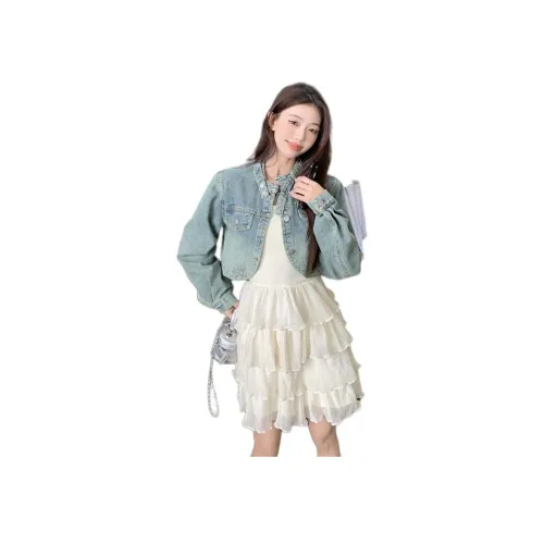 FOCOS STUDIO Джинсовая куртка Женская