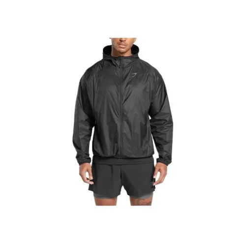 GYMSHARK Черные Мужские Куртки