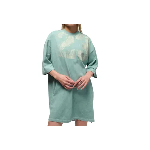 Джордан T Рубашка Длинный Рукав Платье Женское