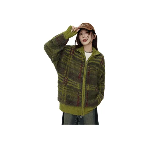 CHARM GLOW Зеленый Женский Трикотаж