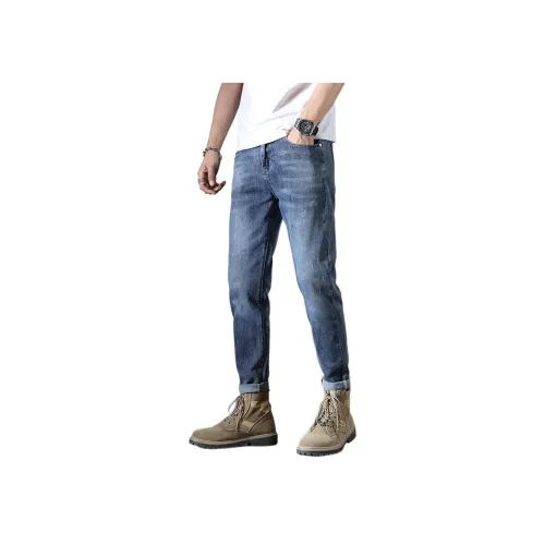 CHAORENBANG Синий Мужской Джинсы