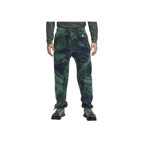 Nike ACG Вязаные Тренировочные Штаны Мужские Зеленые