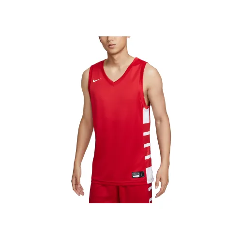 nike Dri Fit ElitePower Баскетбольная Джерси Мужская Команда Алый
