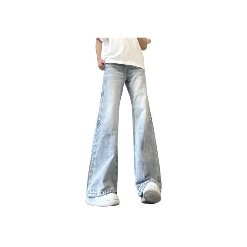 MORii Светло-синие унисекс джинсы