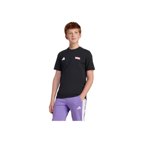 Adidas x MARVEL T-рубашка черная подростки