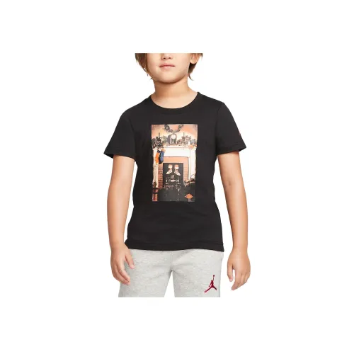 Джордан Chimney T Рубашка Черная для детей 3-7 лет