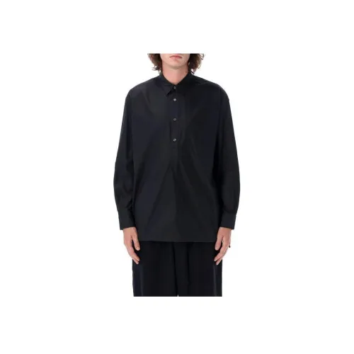 COMME Des GARCONS HOMME PLUS Черные Мужские Рубашки