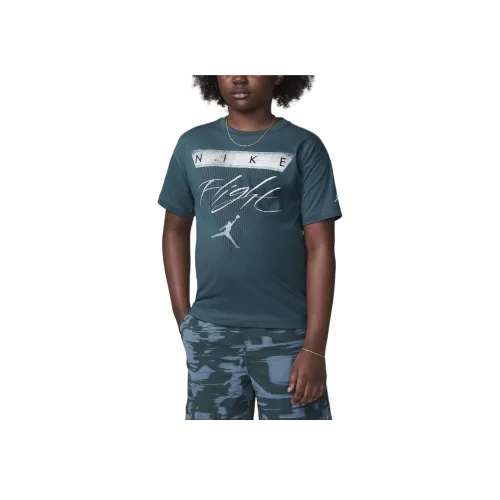 Jordan Flight Jumpman T-Shirt Oxidation Green Teenagers