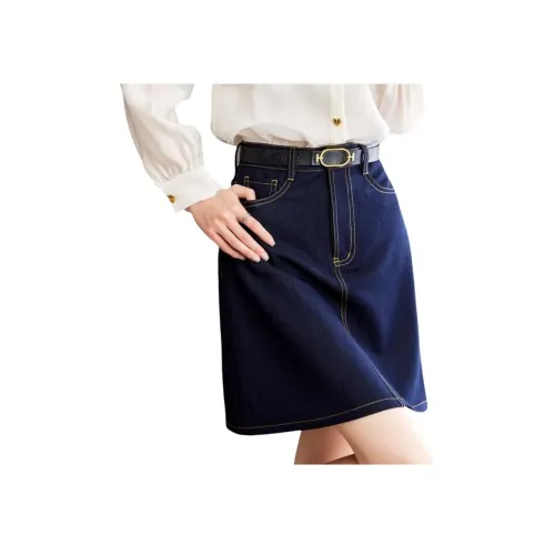 Lan Miao Джинсовые короткие юбки Женские