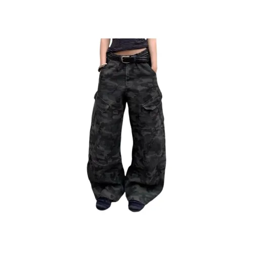 SINKACME Камуфляж Унисекс Карго Брюки