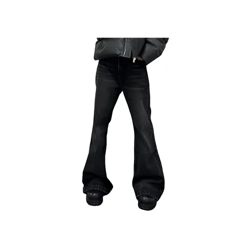 City Hipster Черный Унисекс Джинсы