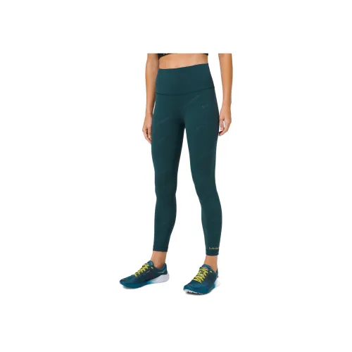 Lululemon Wunder Train Темно-зеленый/ELUS Женские спортивные брюки