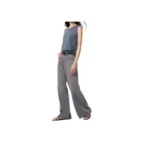 UNIQLO Серый Женские Джинсы