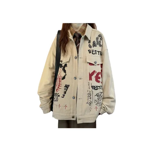 YGHOME OFFICIAL Хаки Унисекс Куртки