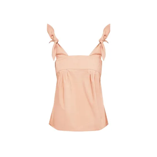 SEE BY CHLOE Серый Коралловый Женские Майки