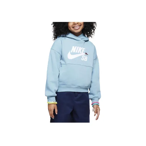 Nike Толстовка SBEasyOn Джинсовый синий Бирюзовый Подростки
