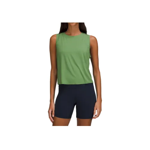 lululemon Action Always Sport Жилеты Женские Кедровый зеленый