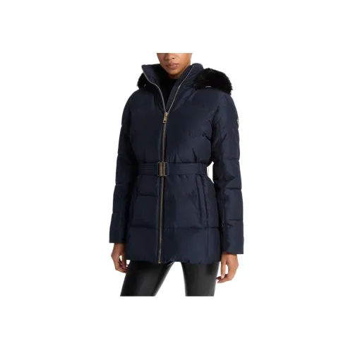 MICHAEL KORS Хлопковый пуховик женский морской синий