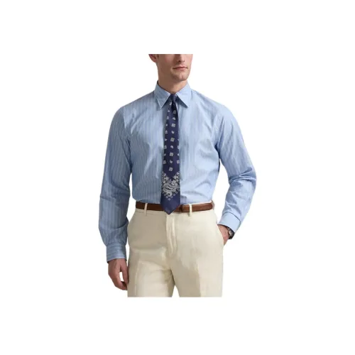 Ralph Lauren Purple Label Мужские Синие Рубашки