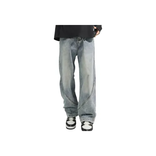 MARK WAFFLE Унисекс Джинсы