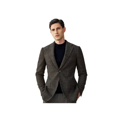 BUSYCON Клетка Мужской Деловой костюм