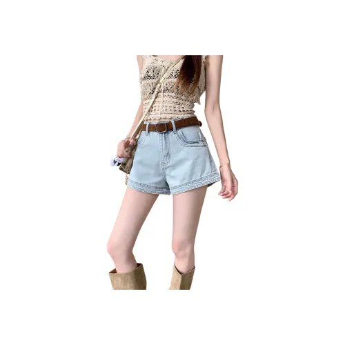 MORii Blue Женские джинсовые шорты