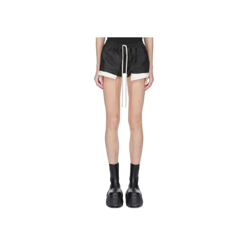 RICK OWENS Черные Женские Повседневные Шорты