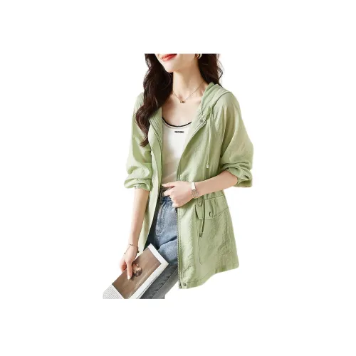 Mo Han Yi Mei Куртки и Пальто Женские Фруктовый Зеленый