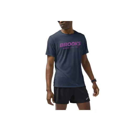 Brooks Distance Короткий рукав 3,0 T Рубашка Мужская